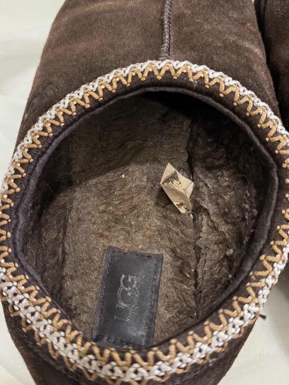 UGG brown suede Tasman slipper - Men - Picture 4 of 5
